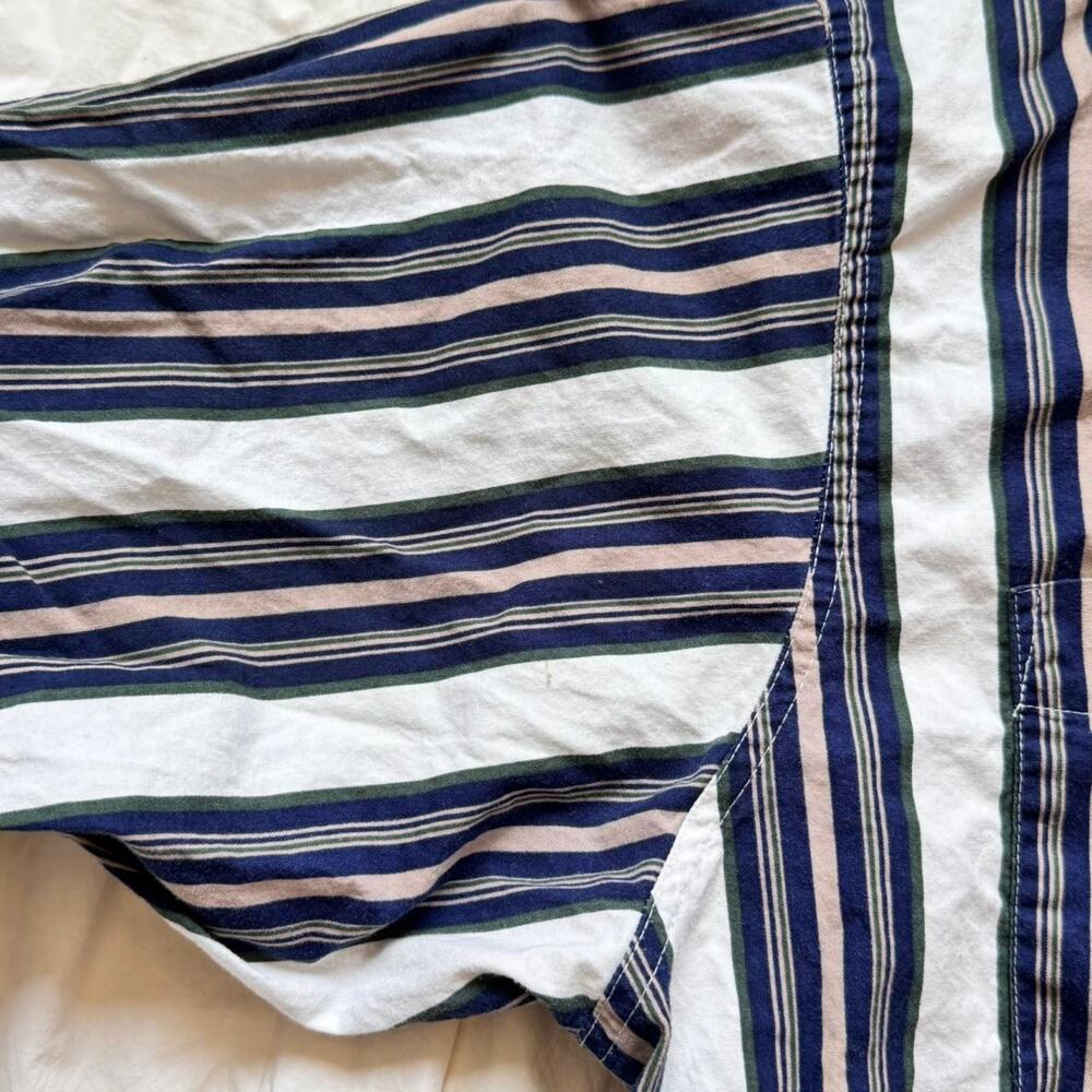 Vintage 90s Basic Editions Striped Button Down Sh… - image 3